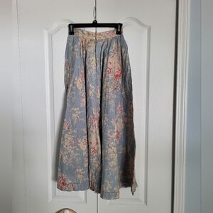 Vintage Ralph Lauren 100% Cotton Floral Skirt